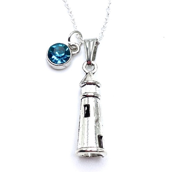 Lighthouse Necklace May Be Personalized - Picture 5 of 7